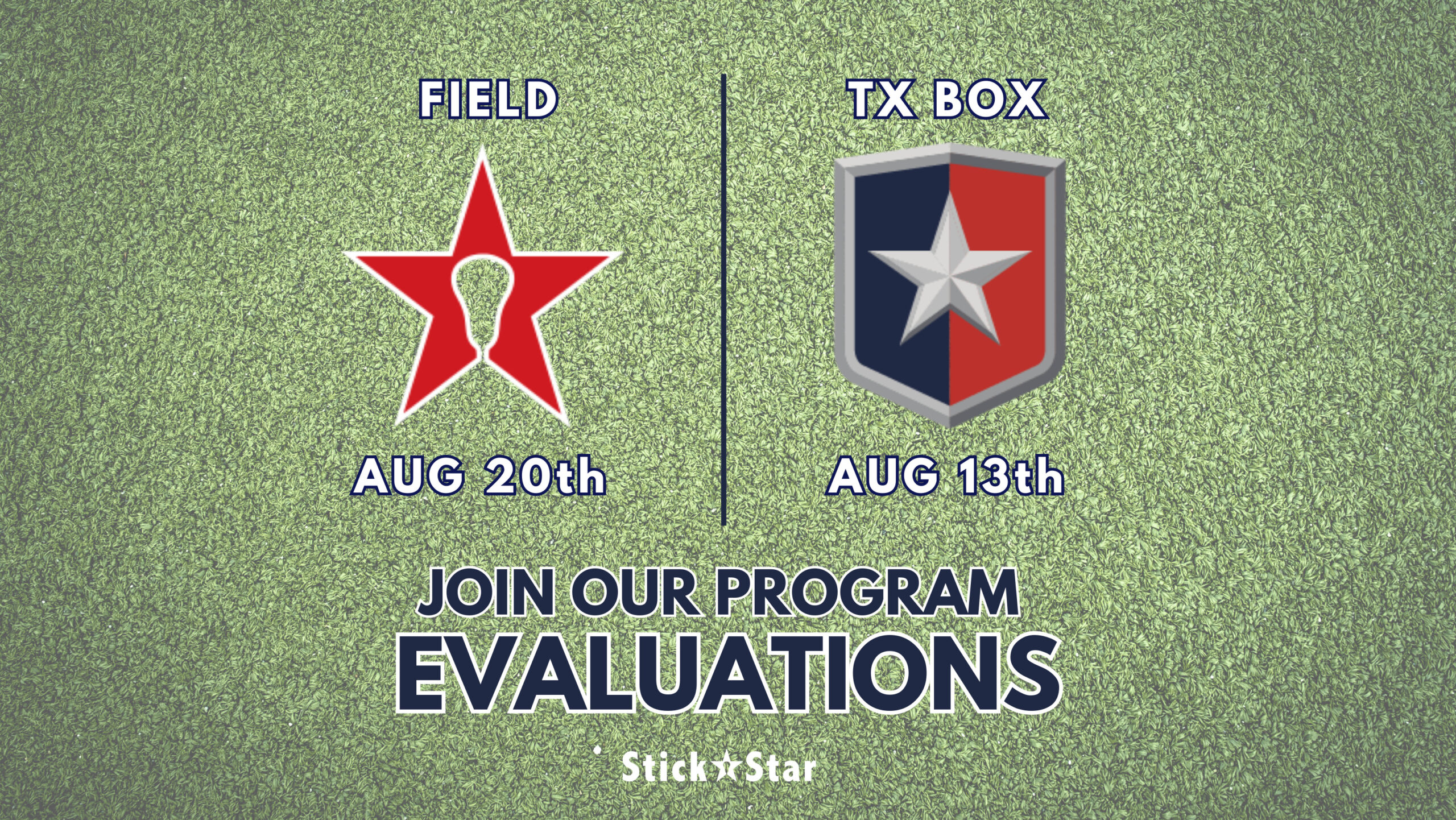 CLICK HERE TO REGISTER FOR FIELD & BOX TRYOUTS